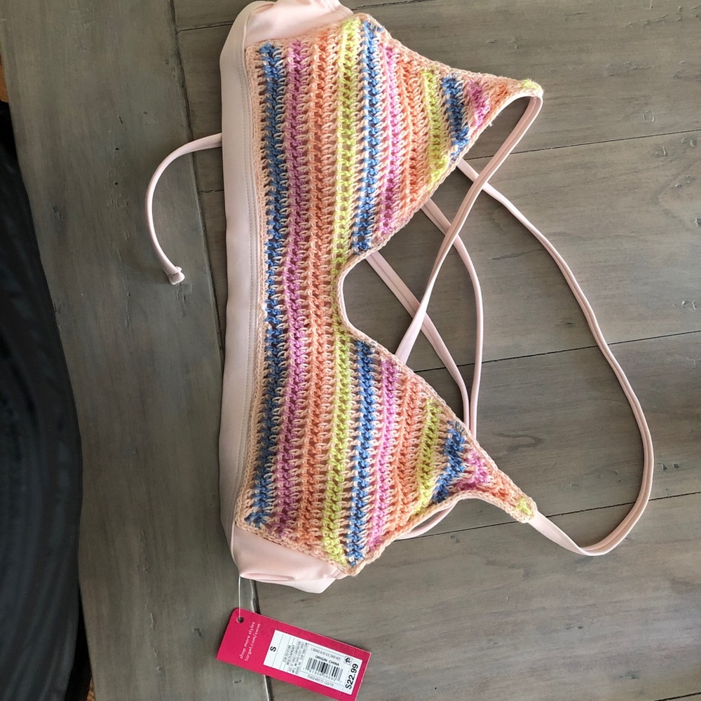 Crochet bikini top